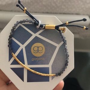 Blue and gold gem braclet